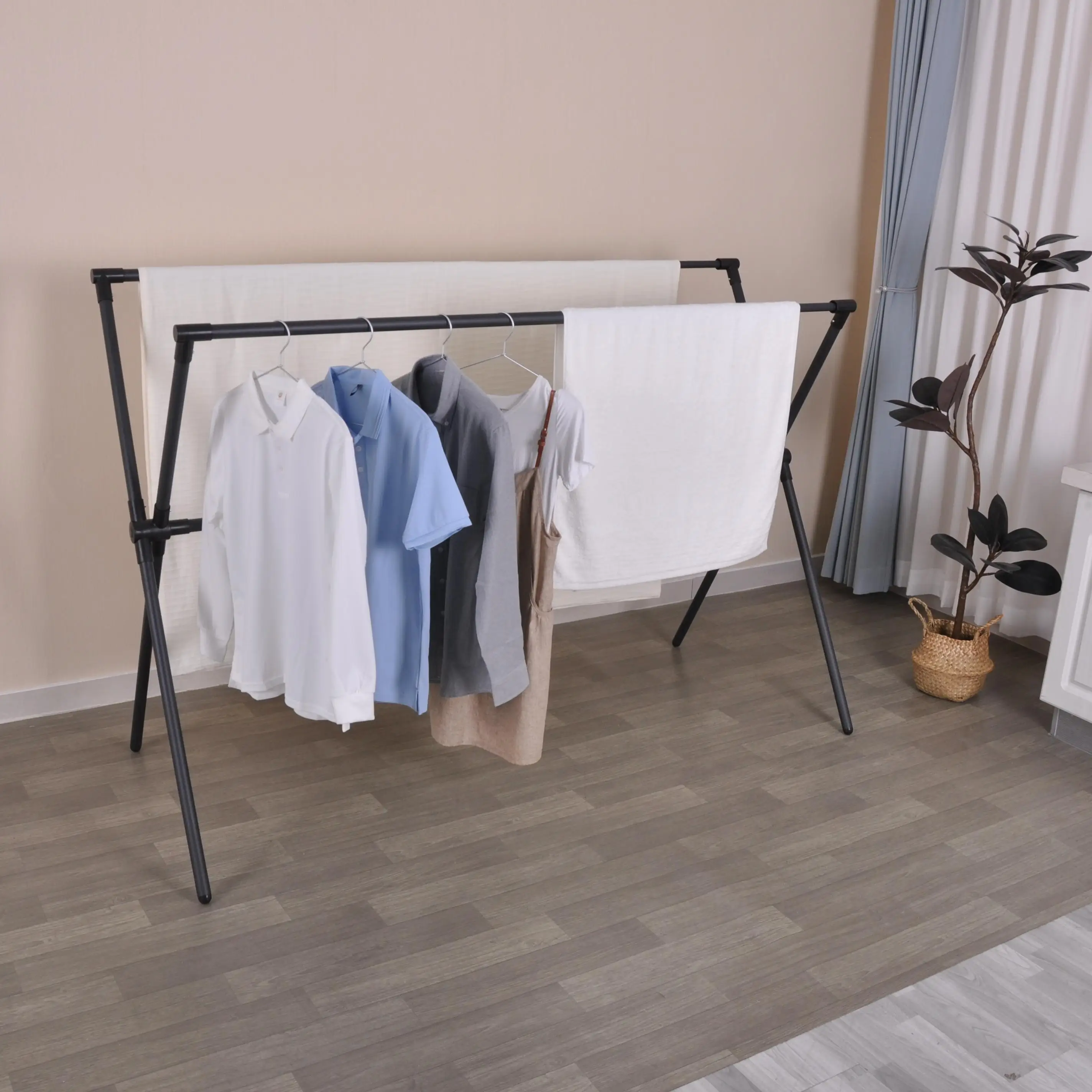 Factory Price Wall-mounted Metal Clothing Rack Lift Ceiling Dryer For Kitchen & Bathroom Airer For Towels & Clothes