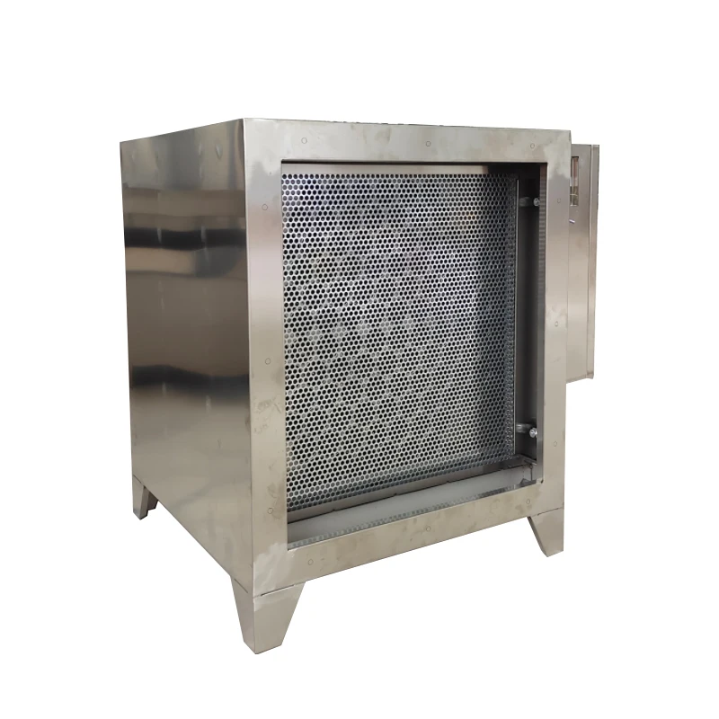 Coffee Smoke Filter For Coffee Manufacturer Factory H-2A Commercial Kitchen Stainless Steel Electrostatic Precipitator