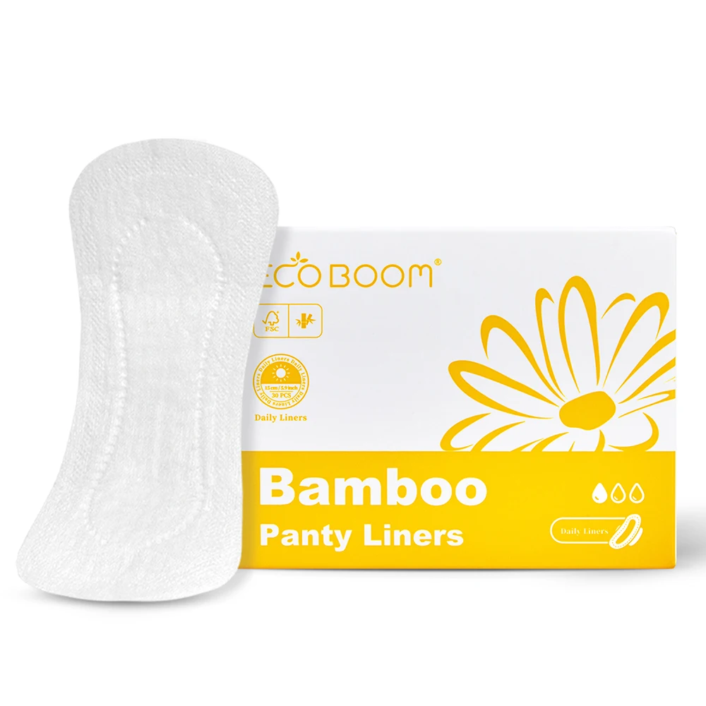 ECO BOOM bamboo pads factory bio napkin feminine hygiene procurement degradable sanitary towel