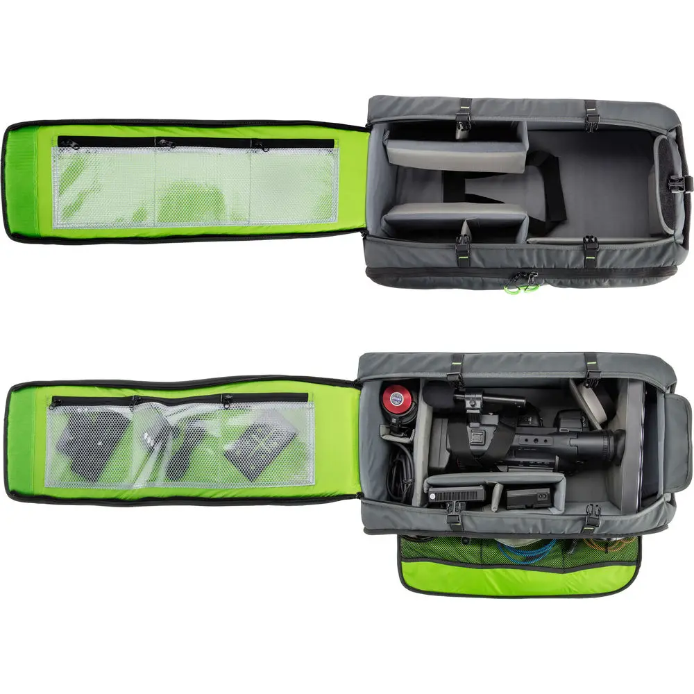 
Professional video audio equipment rolling camcorder bag video roller case 