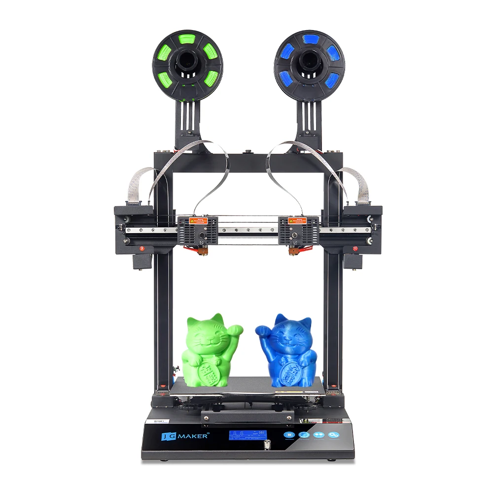 
JGMaker Artist-D Resume Print Multi Color Desktop Dual Nozzle Dual Extruder 3D Printer Price 