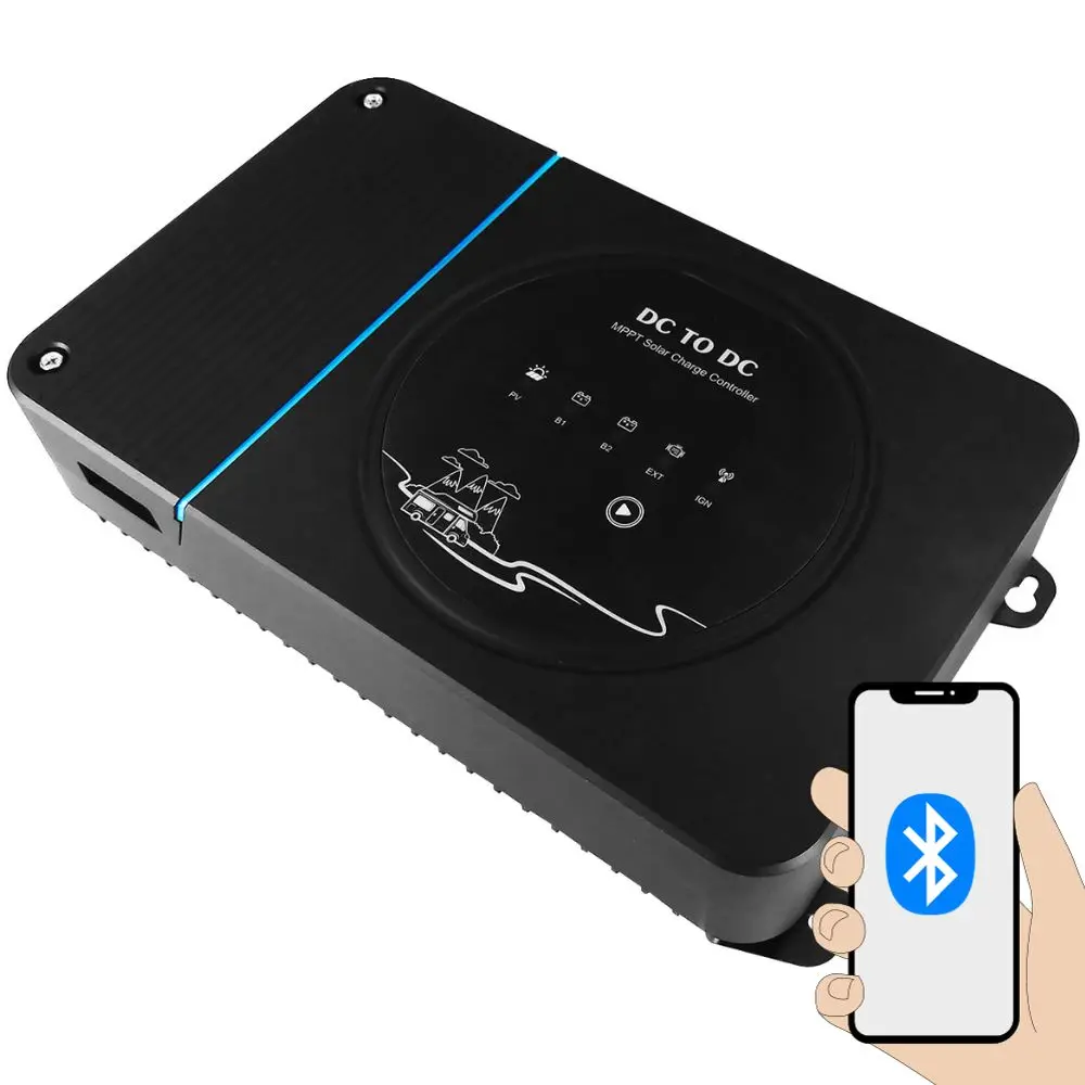 Контроллер GCSOAR 30A 12/24 В MPPT с двумя батареями встроенный BLD/SEL/GEL/LI/USER системой Buck-Boost