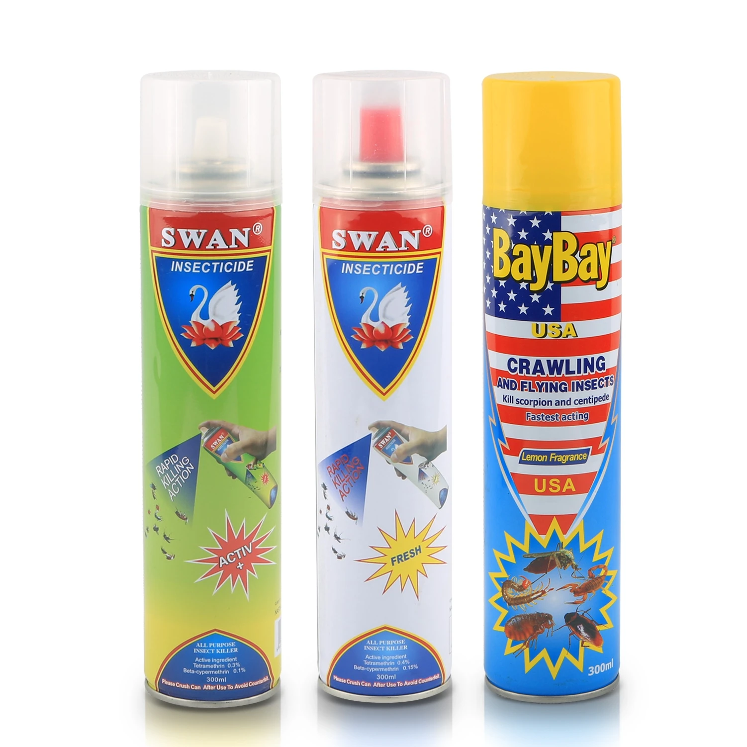 Ecofriendly swan insecticide  aerosol  spray mosquito killer bed bug Insect Killer Spray