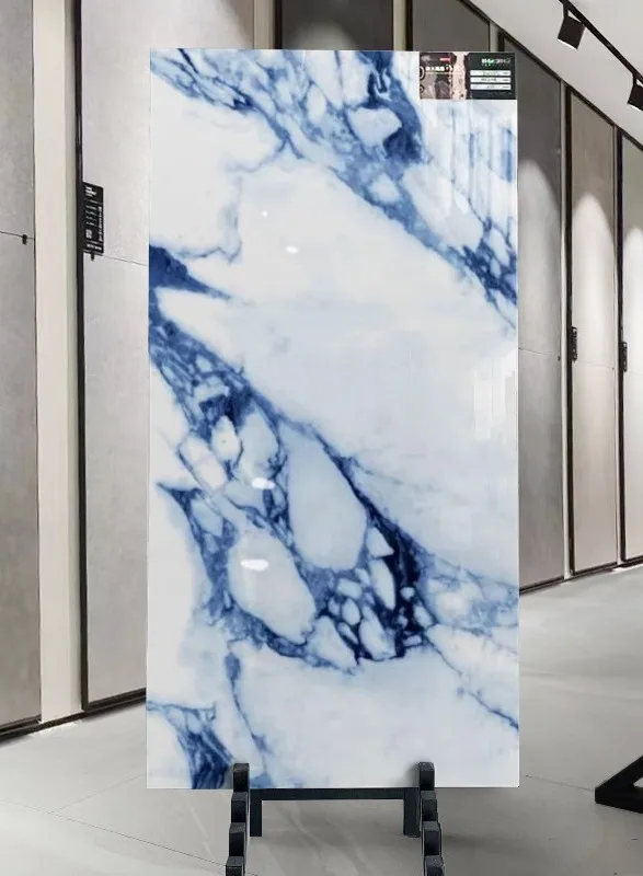 New designs slabs porcelain floor tiles Spanish designs big size glazed polished tiles with good price