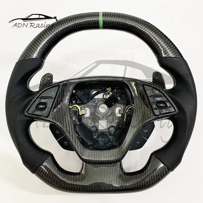 Carbon Fiber Custom Steering Wheel For CHEVROLET CORVETTE C7 CZ06 CZ07