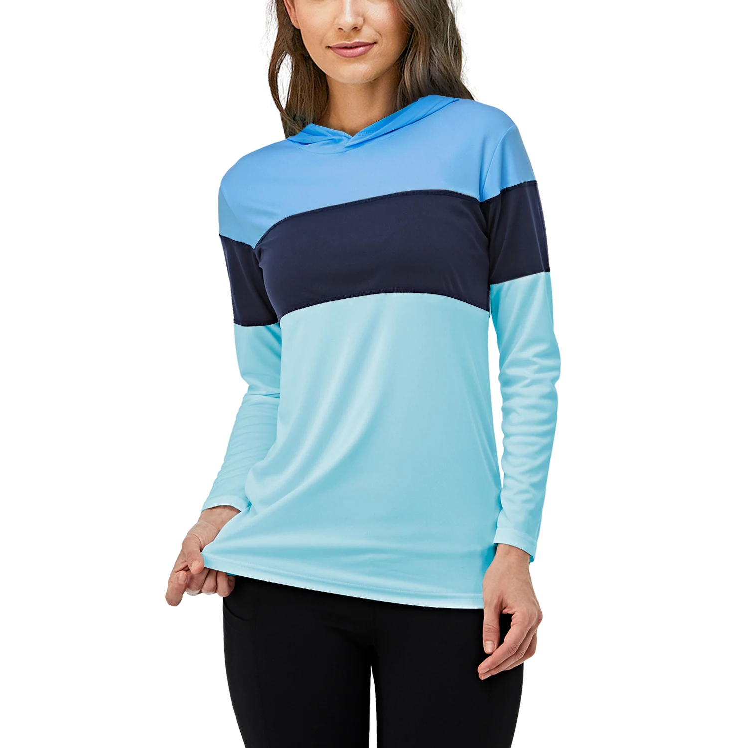 Женские солнцезащитные кофты с длинным рукавом UPF50 + легкие защитные Кофты для бега, походов, альпинизма, походов