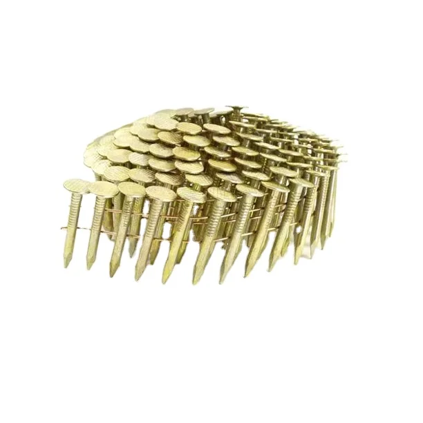 coil roofing nails pallet high quality factory supply electro-galvanized plastic top umbrella roofing nails hot sale hot dipped