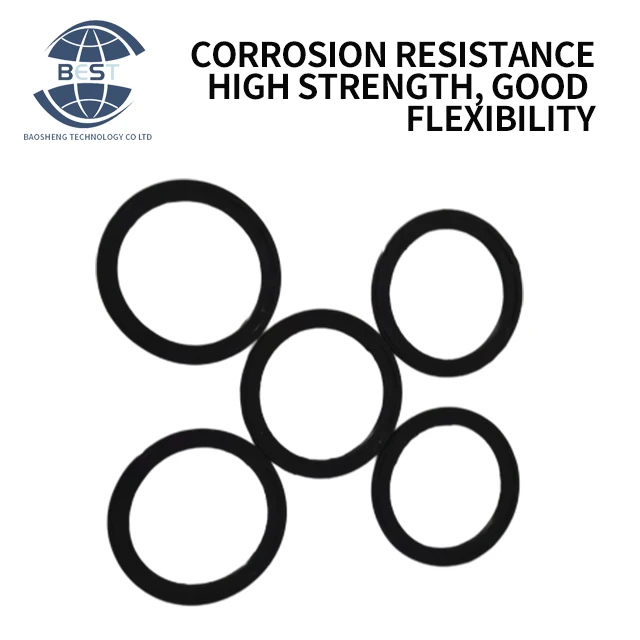 Factory hot sale 2mm customizable thickness high elasticity insulating rubber shock absorbing with slotted seal