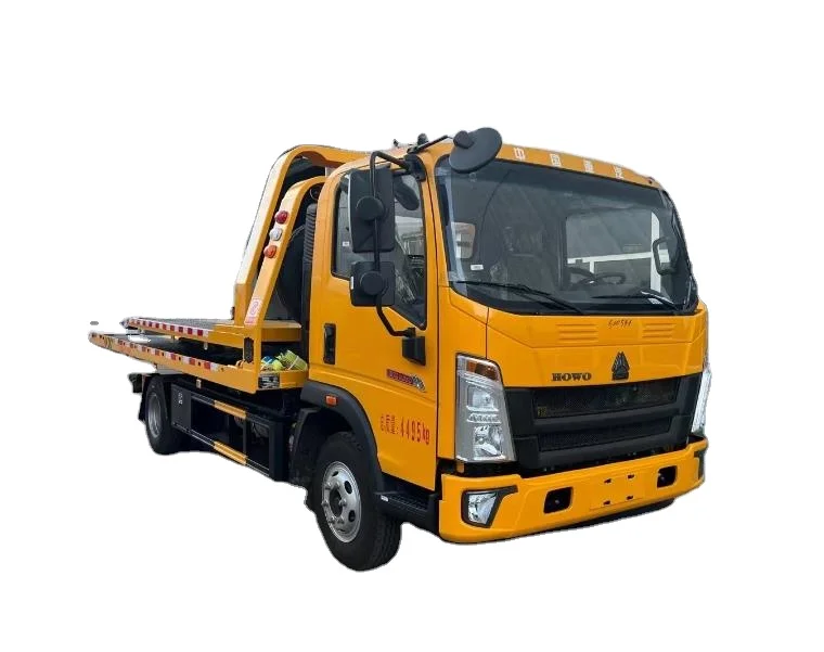 HOWO 4X2 Light Duty Road Rescue Truck Wrecker Tow Truck