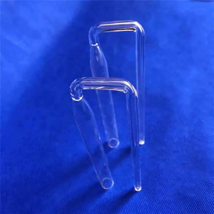 Высококачественная Полированная кварцевая курительная трубка термостойкая стеклянная изготовленная на заказ кварцевые трубки высокой