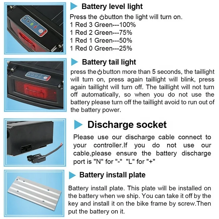 
replacement batteries electric bicycle e bike 25ah 15ah lithium 36v 20ah 10s6p 18650 li-ion battery pack 
