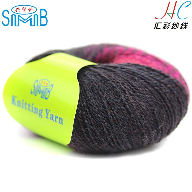 Shanghai SMB High Quality Colorful Island Yarn For Hand Knitting