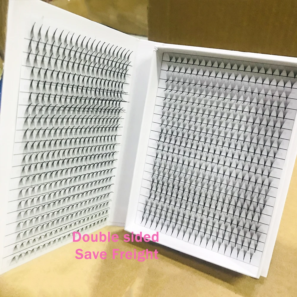 Large Tray Heat Bonded Pointy Base Volume Fans 0.03 0.05 0.07 4D 5D 6D 8D 10D 12D 14D Large Trays Premade Volume Fans lashes