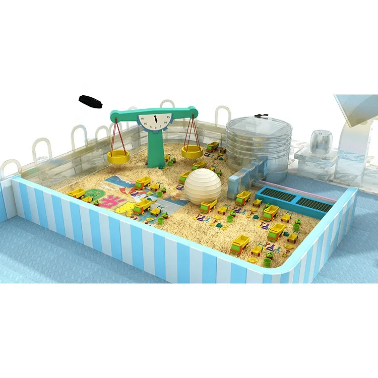 Cowboy Indoor Soft Play Equipment Preschool Indoor Playground Sand Playground Kids