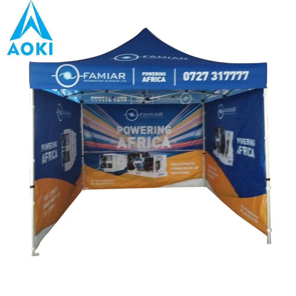 3X3M CUSTOM tent PRINTED canopy TENT, HEXAGONAL tube 40MM/50MM PRINTED GAZEBO TENT