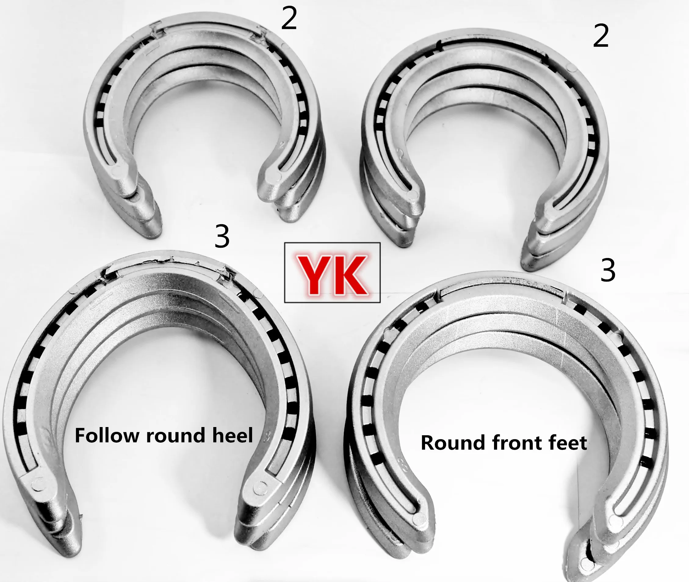 horse equipments aluminium horse shoe