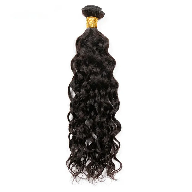 30 40 Inchrgineweave Bundles Extension Water Wave Human Hair Brazilian Hair Wet and Wavy Brwigsian Hair Bundle Bulk Straight