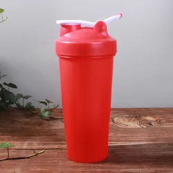 Custom Logo 20 oz Wholesale Eco Friendly BPA Free Protein Powder Shaker Bottle Cup with Mixed Steel Ball in the Gym