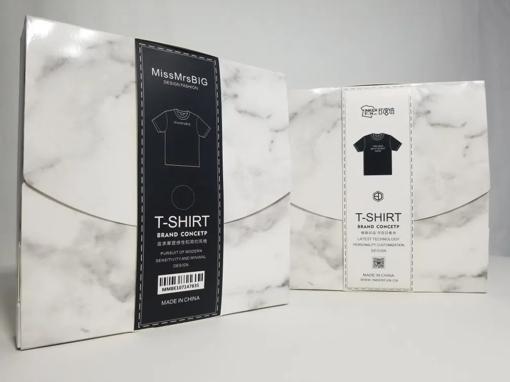 Custom Printed Craft Flat Mailers Rigid Kraft T-Shirts  Postal Express Clothes Packaging Expandable Cardboard Folding Envelope