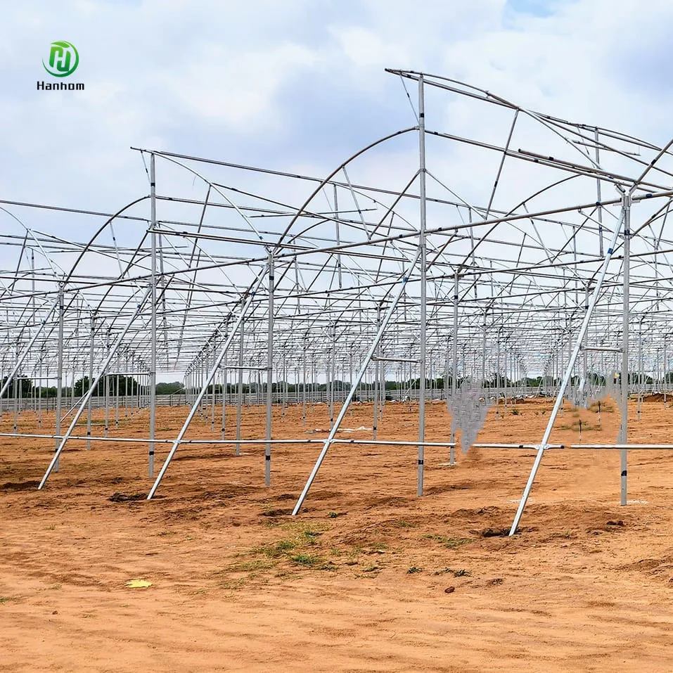 Commercial single span high tunnel agricultural greenhouse single arch shed frame for sale