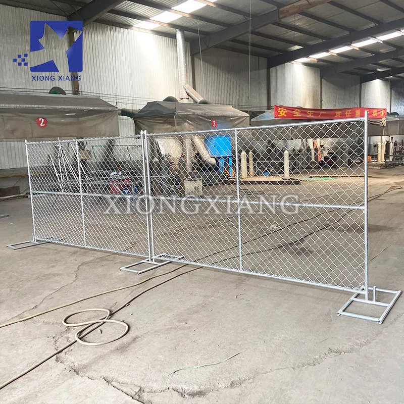 American used 6x12ft construction removable temporary chain link fence panel stand