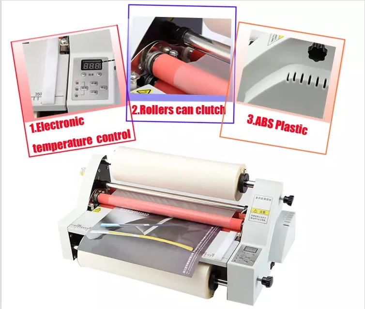V350 small office oca lamination kit professional brow laminator  flooring  machine