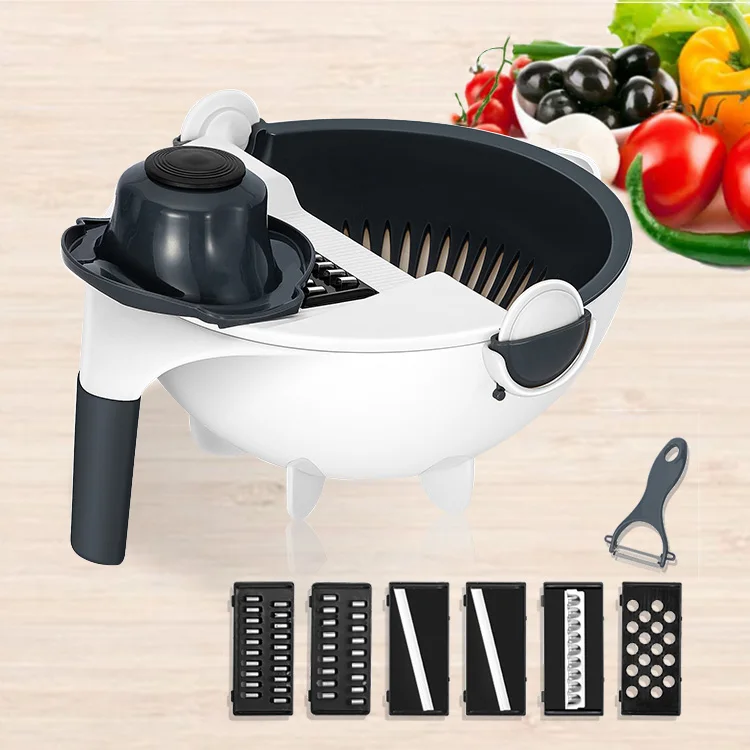 
New Upgrade Multifunction manual 6 blades vegetable slicer 