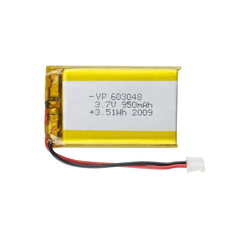 OEM завод 603048 3,7 V 950mAH литий-полимерная батарея с PCM 100% LICOO2 материал для солнечной батареи