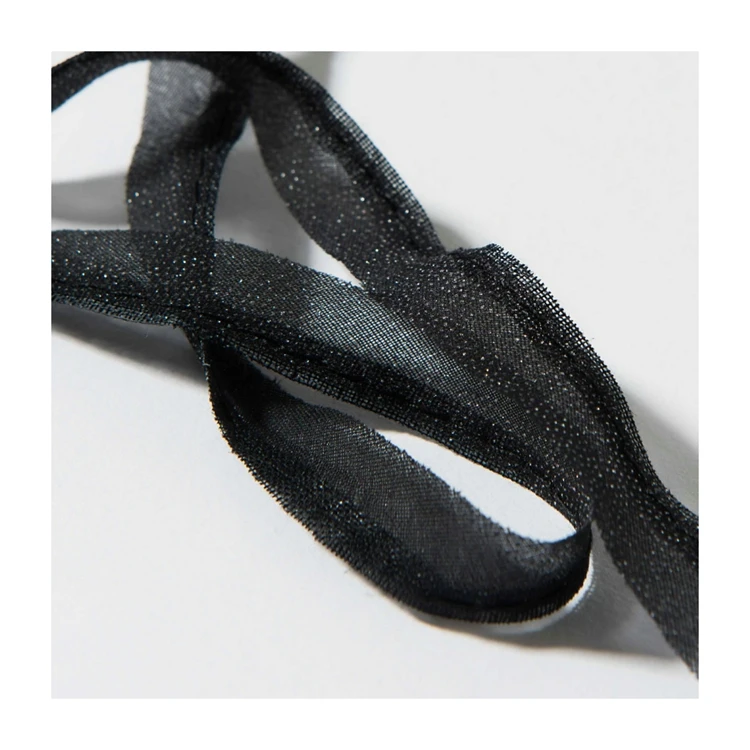 Black or white color single-sided adhesive elastic interfacing fusing interlining tape