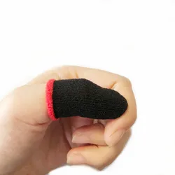 Hot !!!! New mobile game touch screen finger sleeve custom professional breathable sweat-proof gaming finger protective sleeve