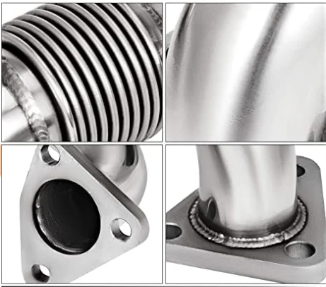 Replacement PASSENGER SIDE + DRIVERS UP PIPE EXHAUST FOR GM/Chevy 6.6L Duramax 2001-2017