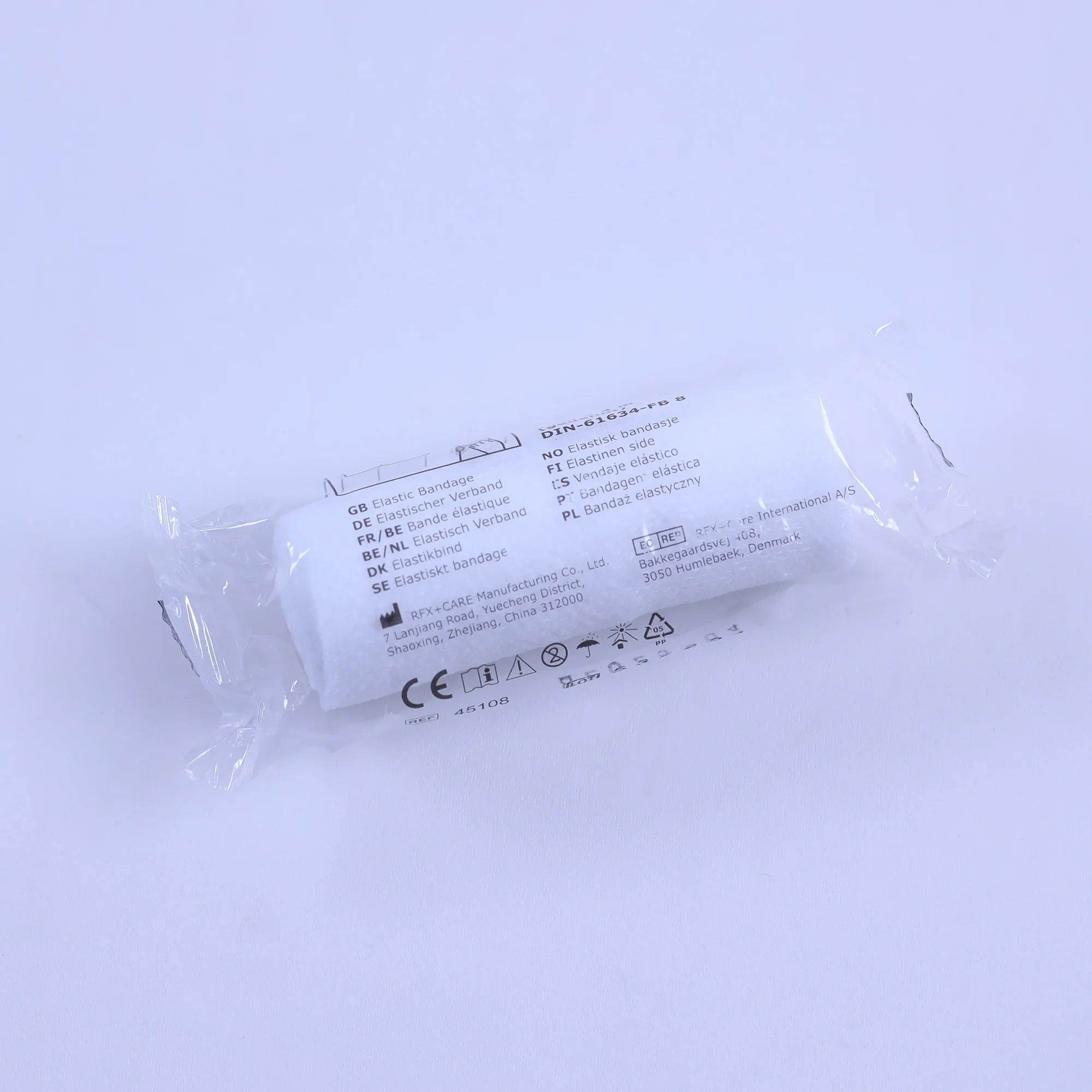 Hot sale PBT Elastic Cohesive Sport bandage  8cmx4m for Personal Sport Usage