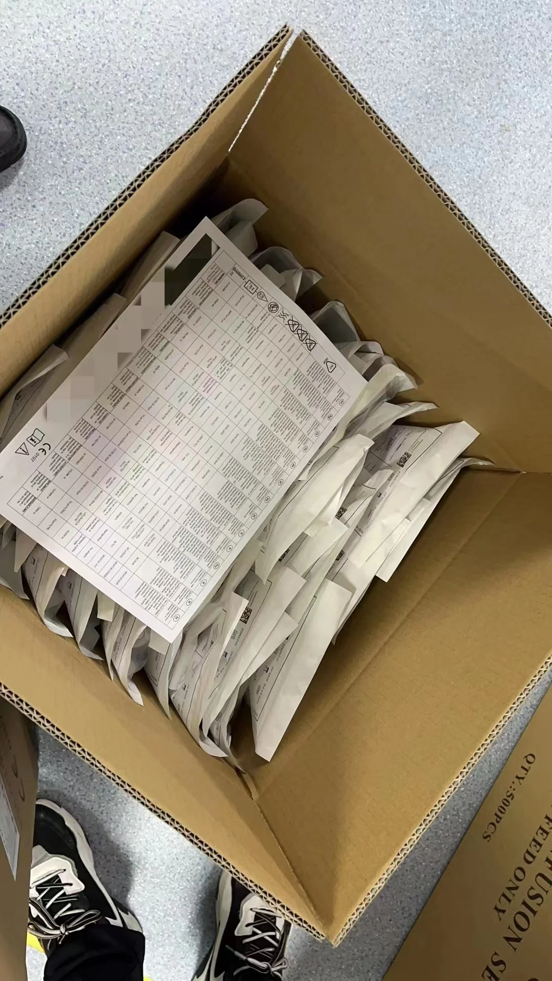 CE ISO13485 100ml disposable IV set with burette