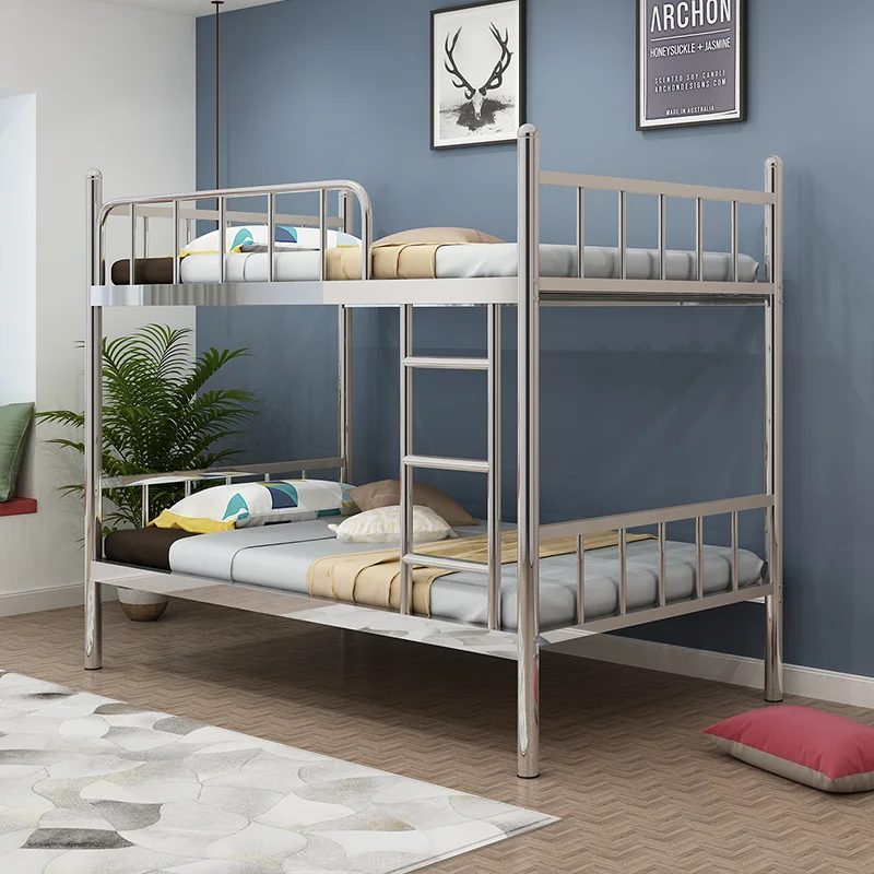 Manufacture Steel Bunk Bed Furniture Bed Designs Double Decker Bedframe Twin Bed Frame for Kids