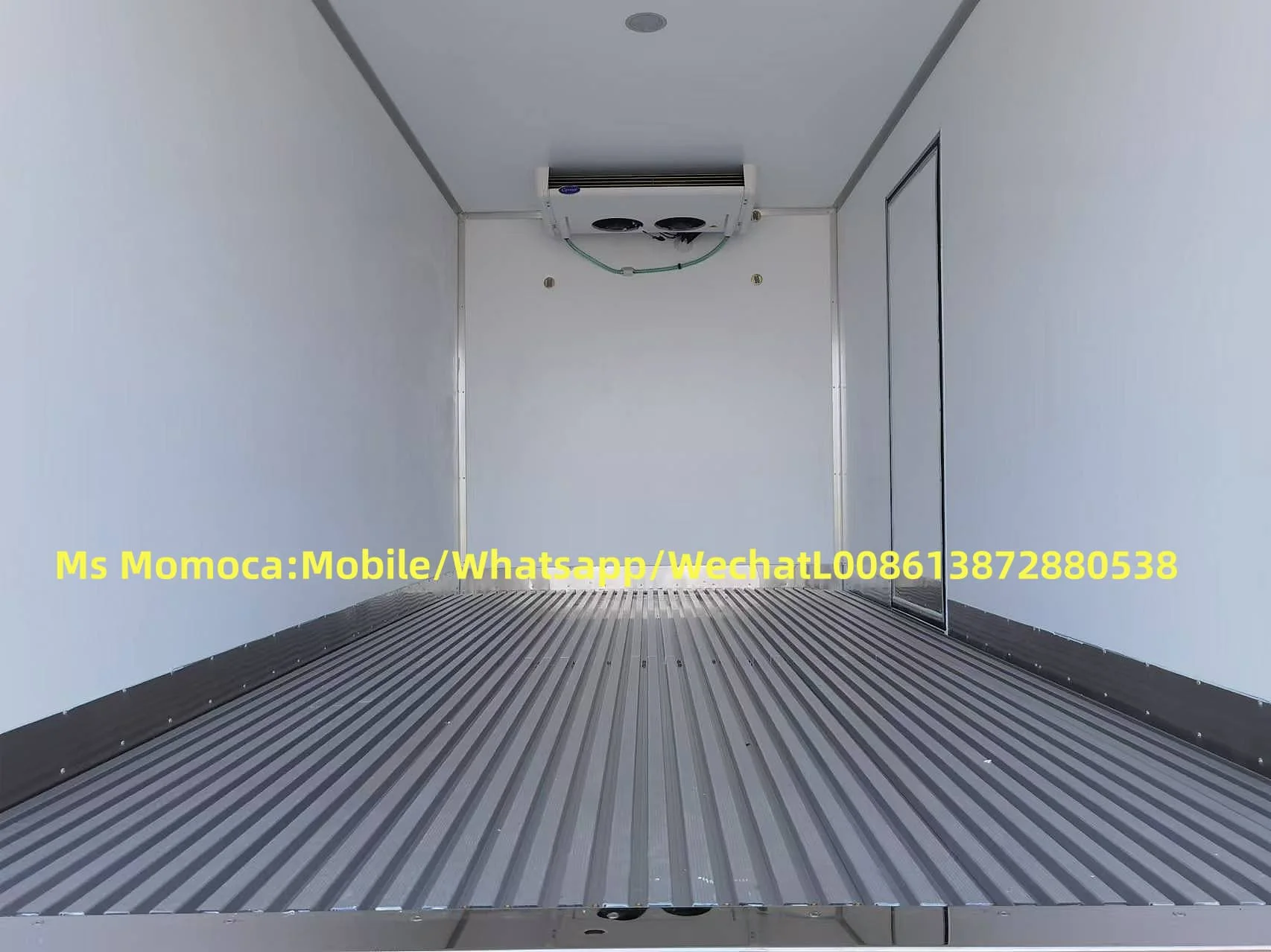I SUZU ES7 refrigerator van box truck 5tons with carrier units/refrigerated cold room van truck