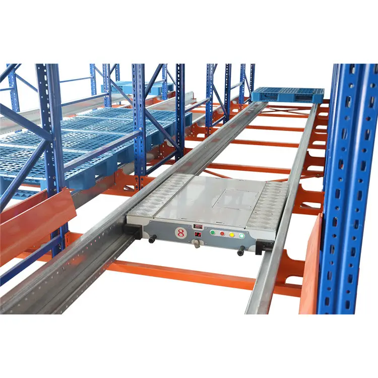 High density storage pallet racking radio shuttle rack system for 1200*1000 pallet