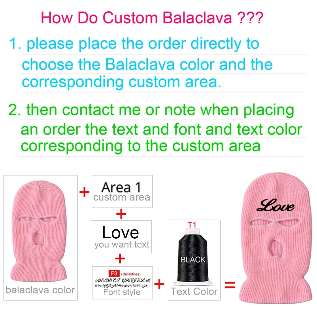 2022 Motorcycle Windproof Full Face Knit Hats Custom SkiMask Men Warm Wool Balaclava Winter Knitted 3 Holes Ski Mask