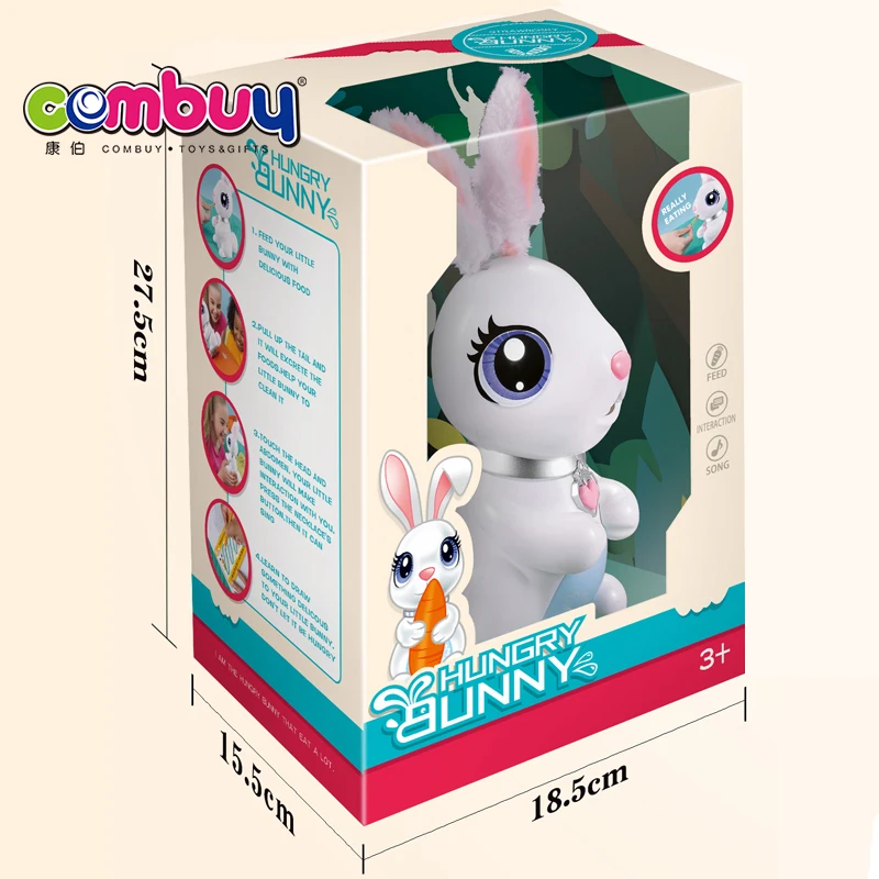 Birthday present story smart feed squirrel rabbit partner kids toys animals