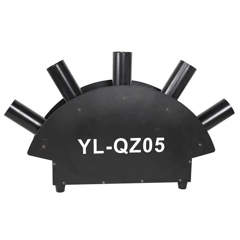 Effect Confetti Stage Dmx Led Control For Blower Gun High Carbon Dioxide 5 Head Yl-Qz09 12Pcs 3W Rgb 3In1 Party Co2 Jet Machine