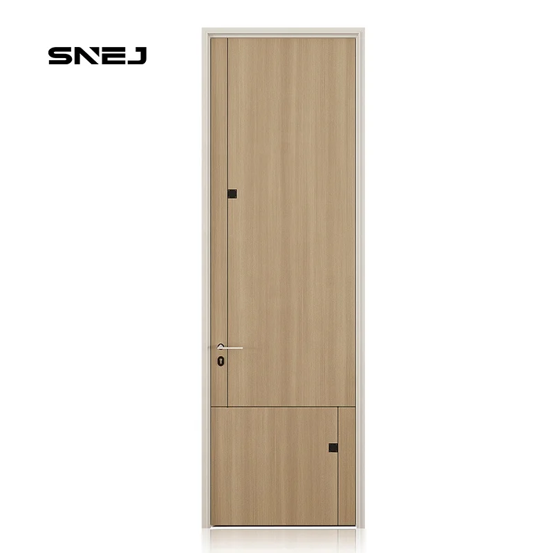Laminated Solid Core Exterior Flush Doors Designs Customized Chinese Factory