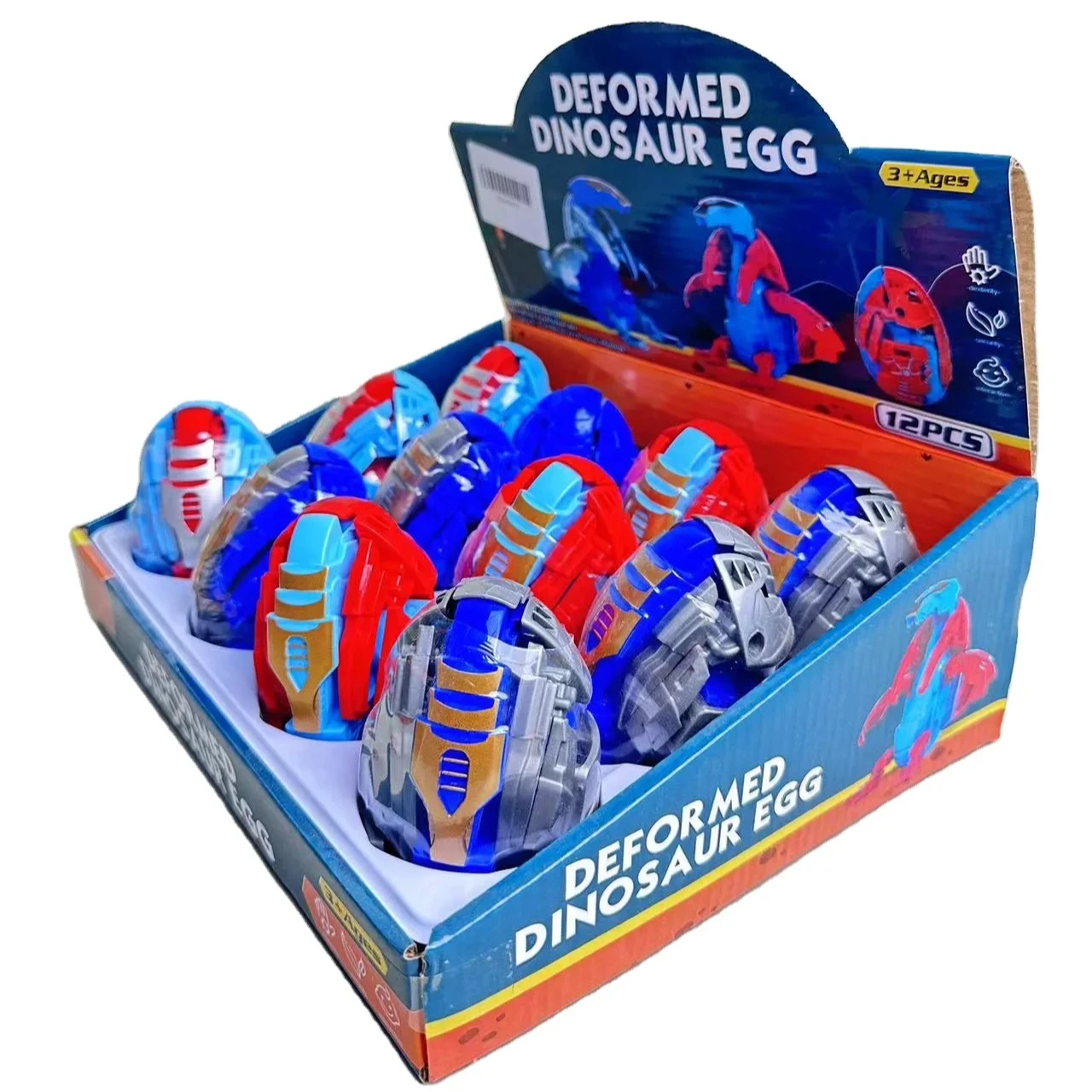 Oversized Dinosaur hatching growing dinosaur Eggs Simulation Animal Model Dinosaur Set Boy and Girl Gift candy for toys