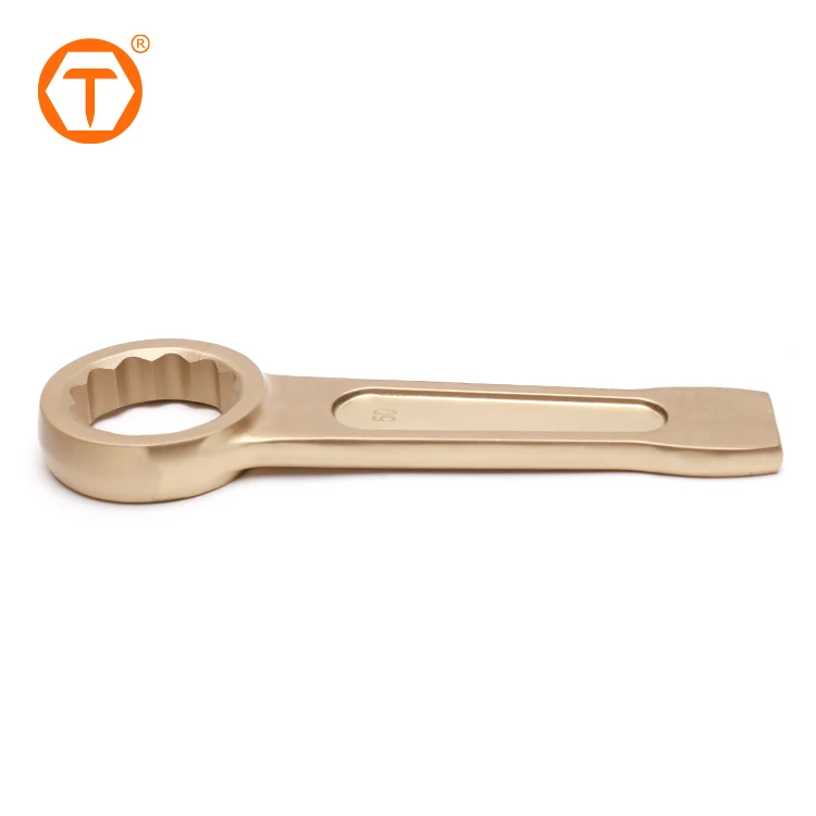 Sinotools aluminum bronze slugging striking ring wrench non sparking tools for oil station
