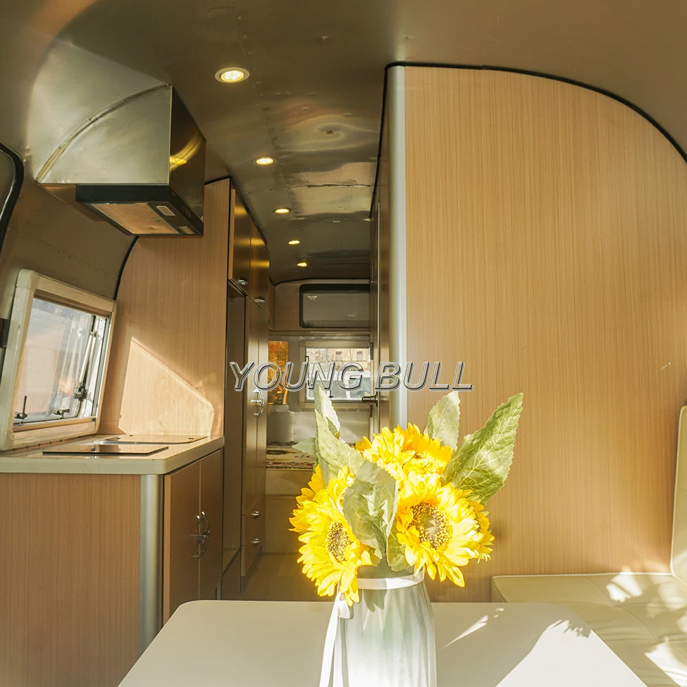 Youngbull Australian Mirror Stainless Steel multifunctional customized travel trailer camp