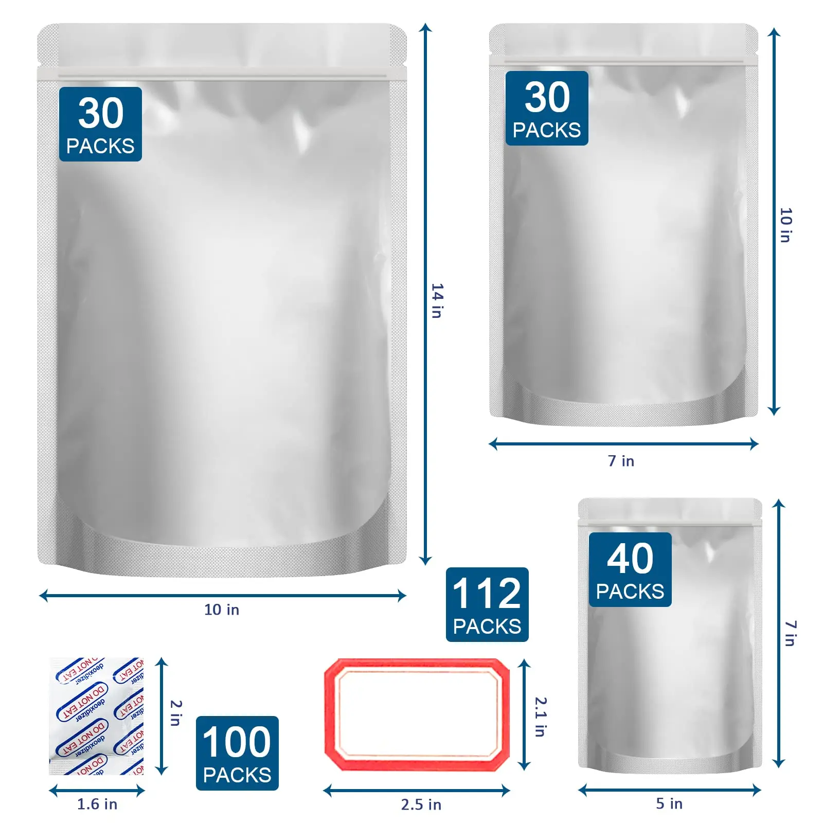 Custom vegetable seeds packaging spice mix plastic packaging mylar bags with custom printed