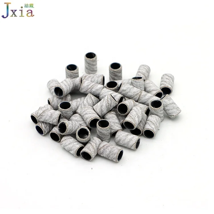 Jiexia Plastic Box Packing Fine Medium Coarse Zebra Nail Sanding Bands for Nails Machine