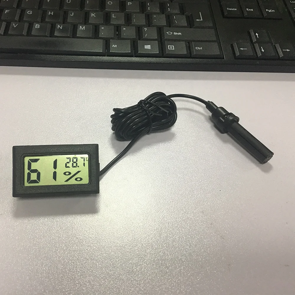 Mini Digital Humidity Meter Thermometer Hygrometer Sensor Gauge LCD Temperature Refrigerator