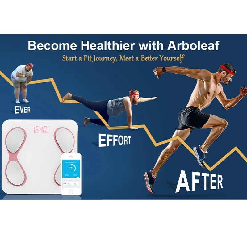 Factory LED High Quality Electronic Personal Scale Body Fat Scale Smart Scale