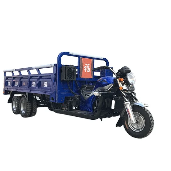 350CC Water Cooling Customized Double Wheel 9 Wheel Motorcycle Double Rear Axle 9 Wheel Cargo Tricycle
