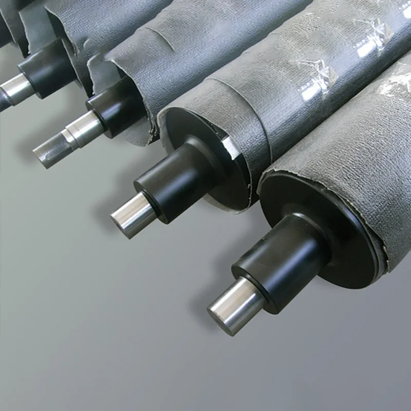 Large diameter heavy duty steel roller for non-woven machinery textile rollers