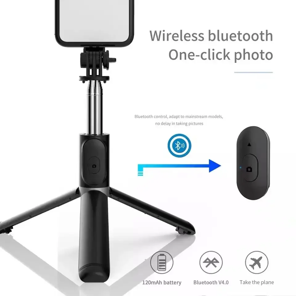Syosin R1S Cheap Selfie Stick Handheld Monopod Tripod In 1 With Wireless Remote Controller For Gopro Mobile Phone Stand Holder